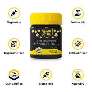 Pure NZ 15+ Manuka Honey - 250g